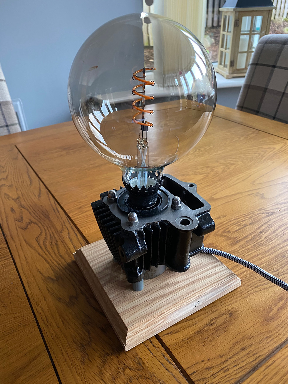Thumbnail: Honda C70 Cub inspired LED desk lamp