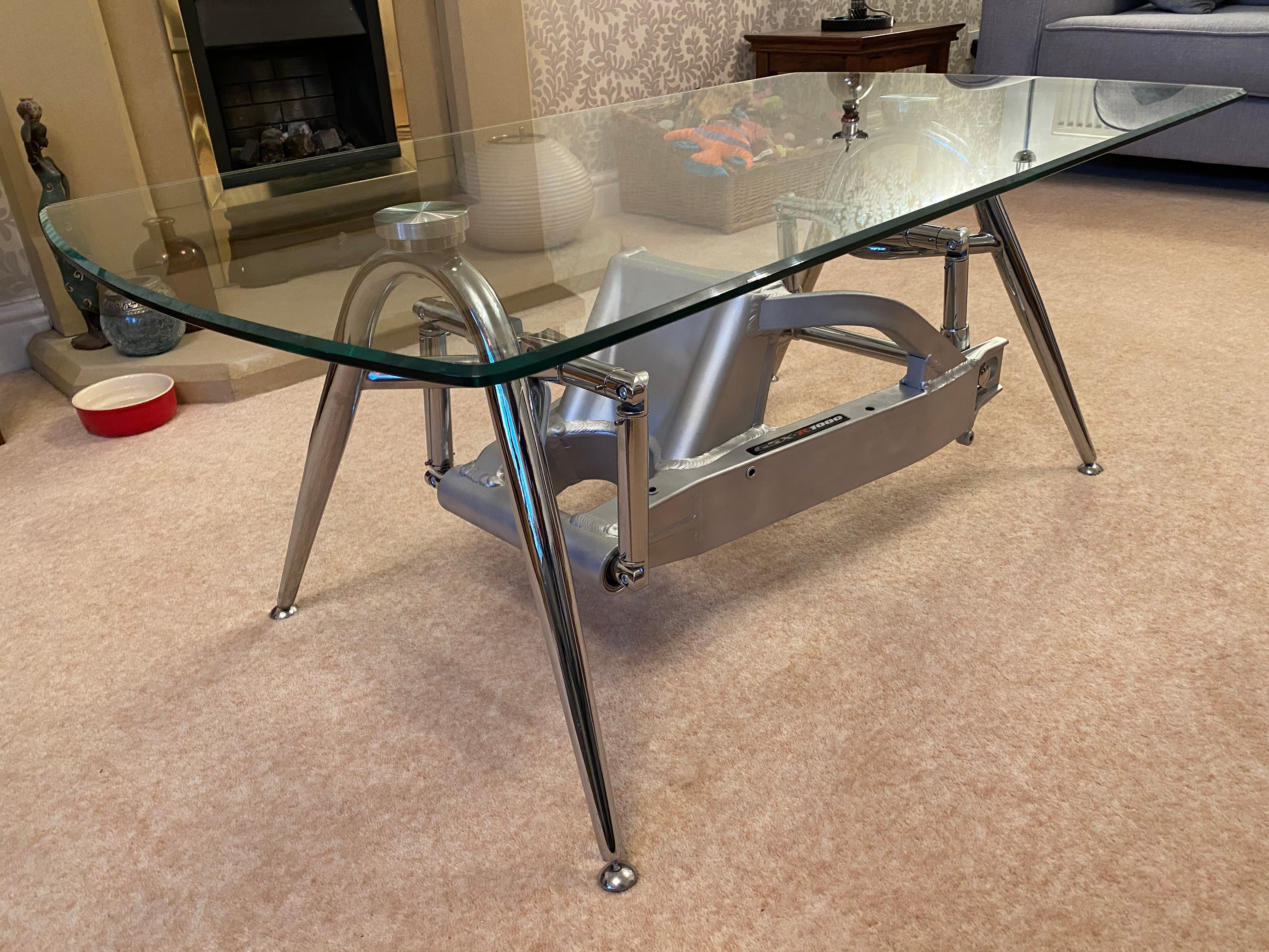 Suzuki GSX R1000K4 Swinging Arm, Coffee Table