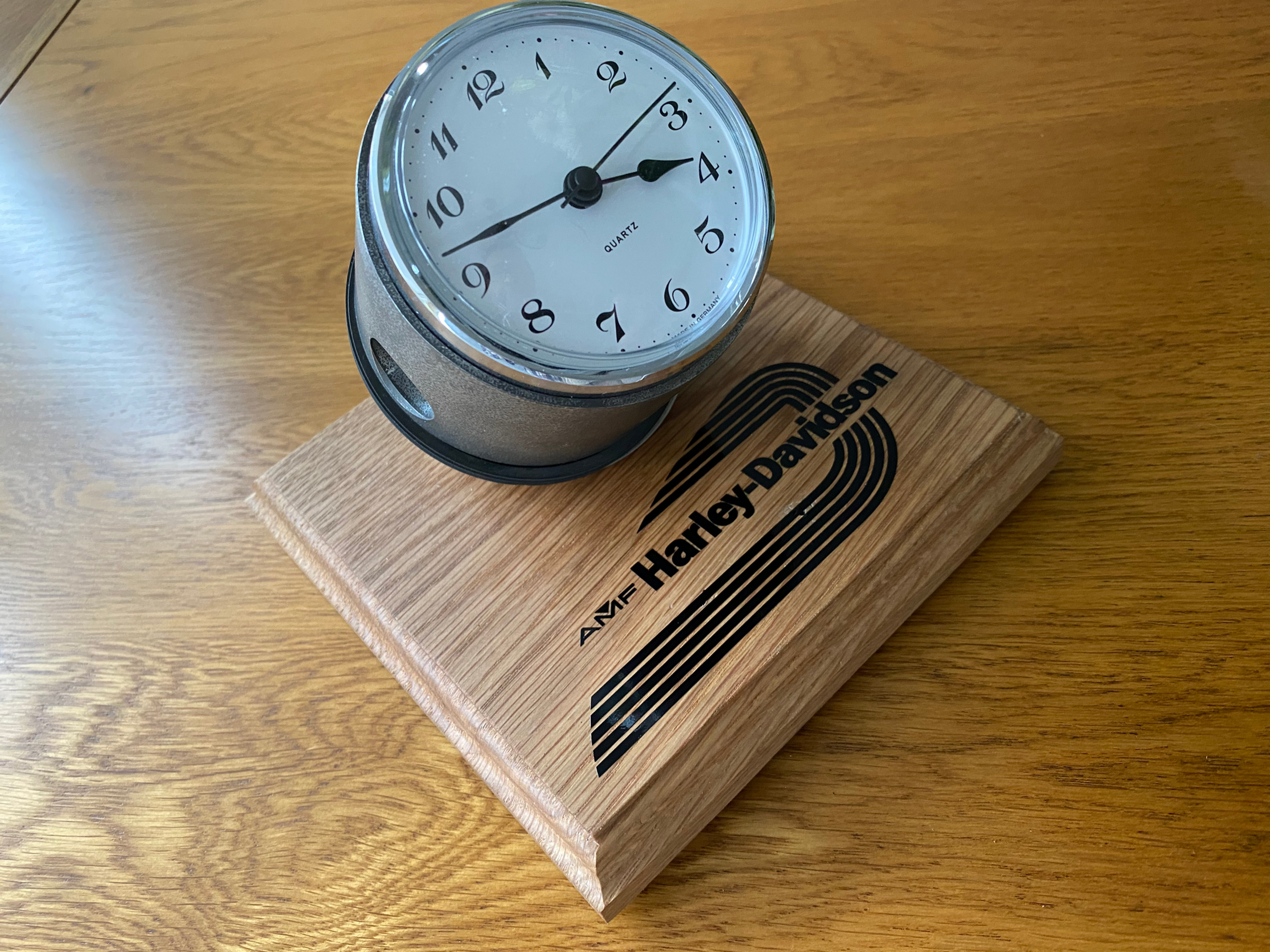 Vintage Harley Davidson Piston XLCH Sportster. Desk Clock