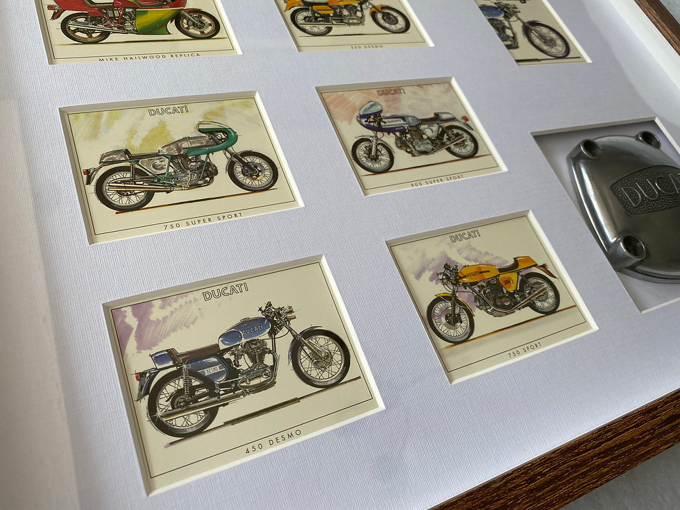 Thumbnail: 1960s Ducati Themed 3D Wall Art