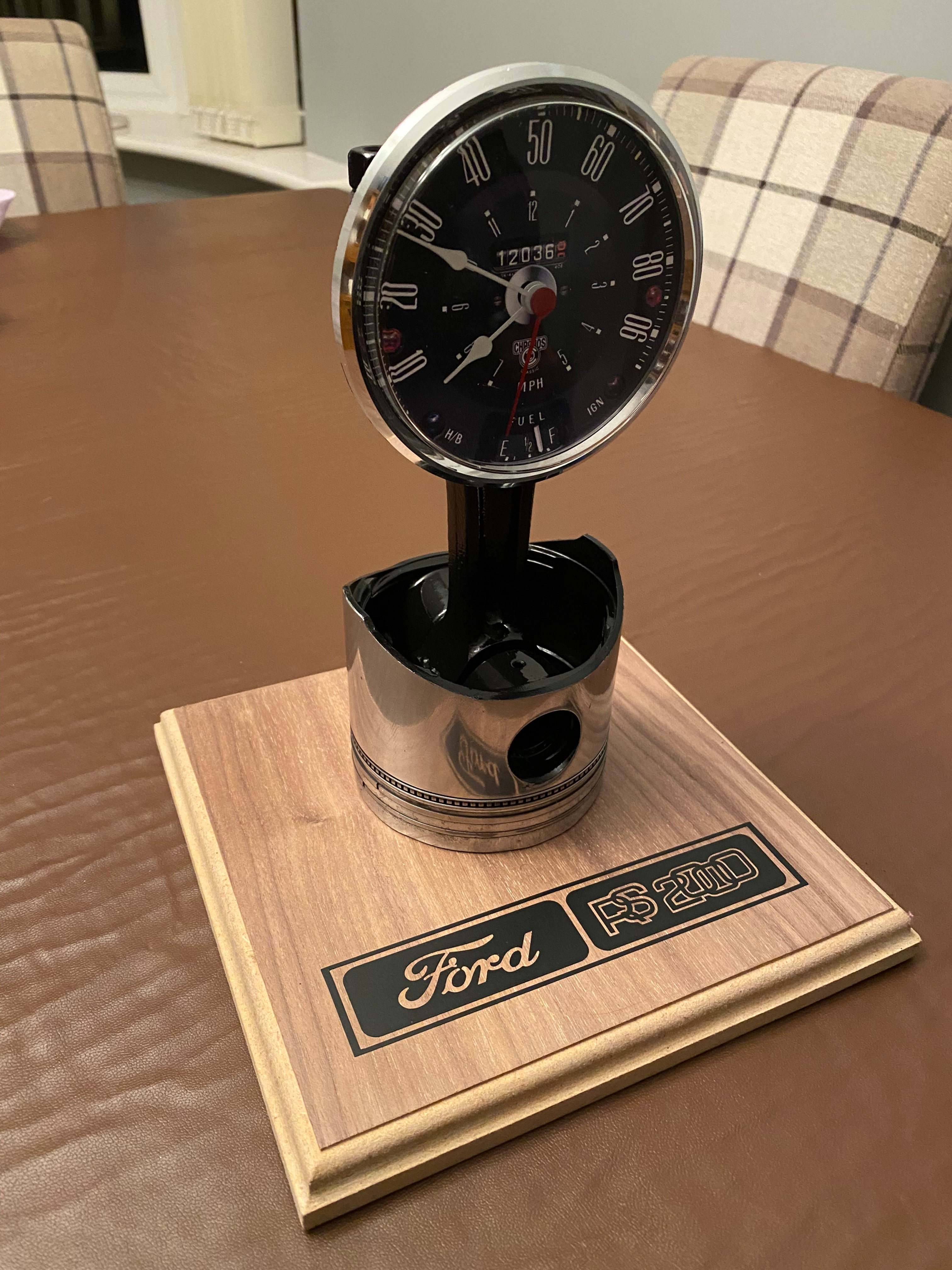 Ford Escort RS2000 Piston & Conrod Clock