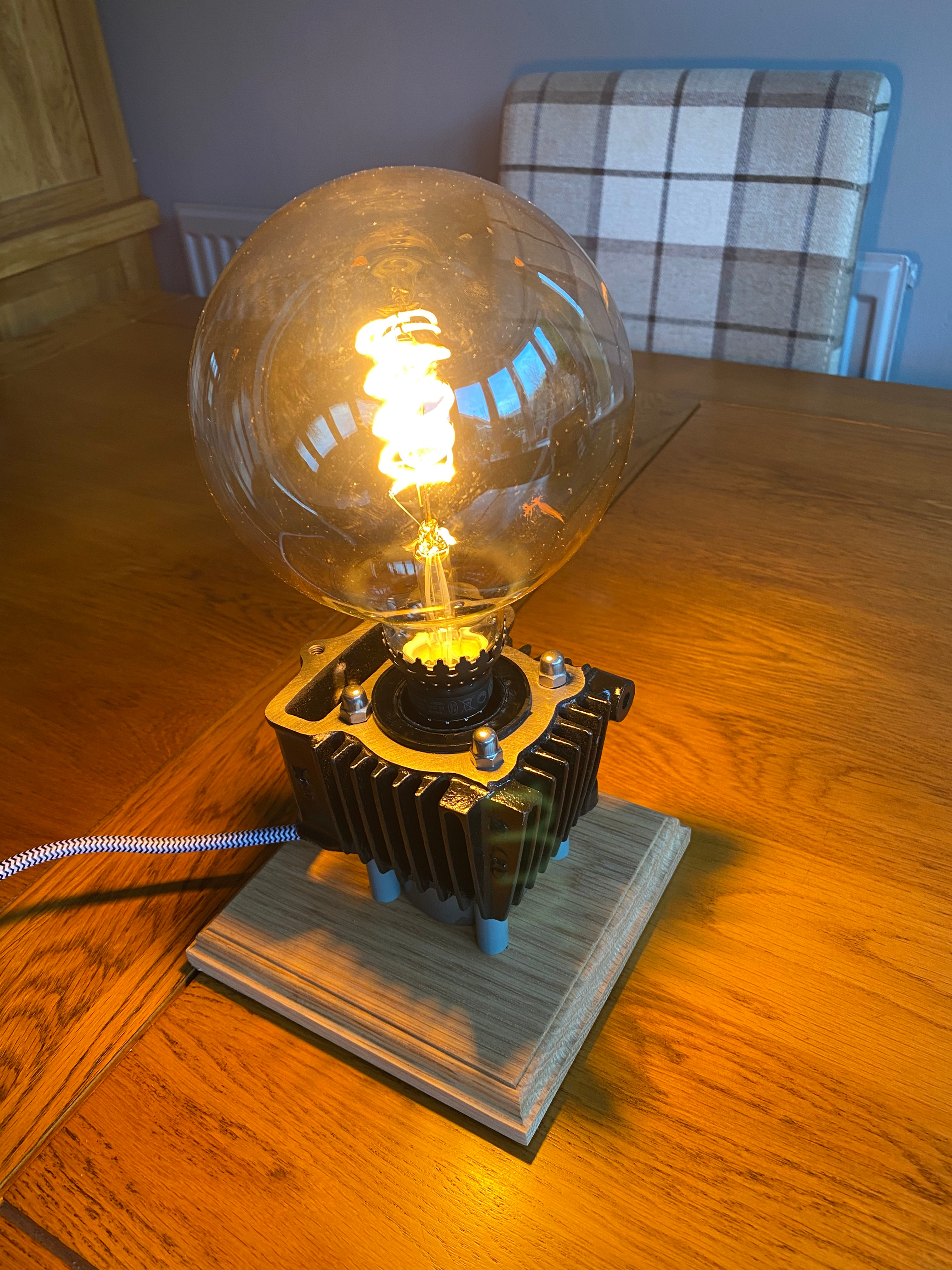 Honda C70 Cub inspired LED desk lamp