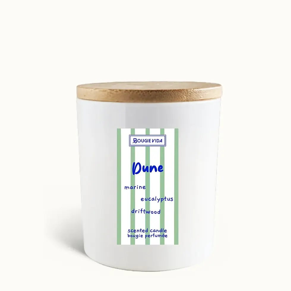 Dune soy wax candle main view