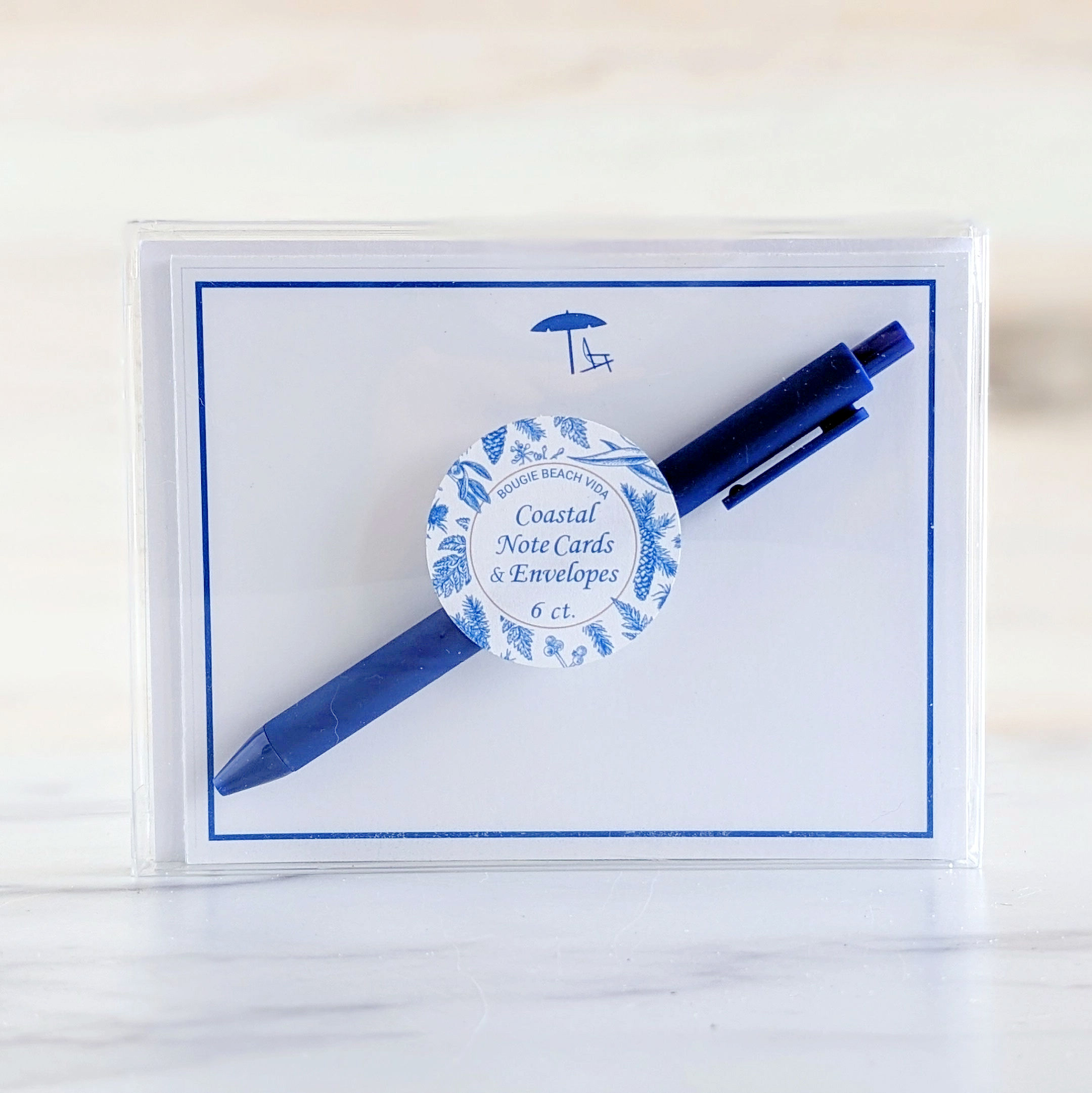 Thank You boxed note set packaging view