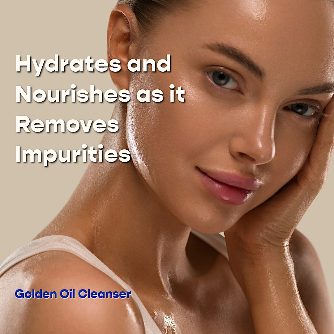 Golden Oil Cleanser benefits infographic view