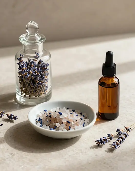 Lavender salt