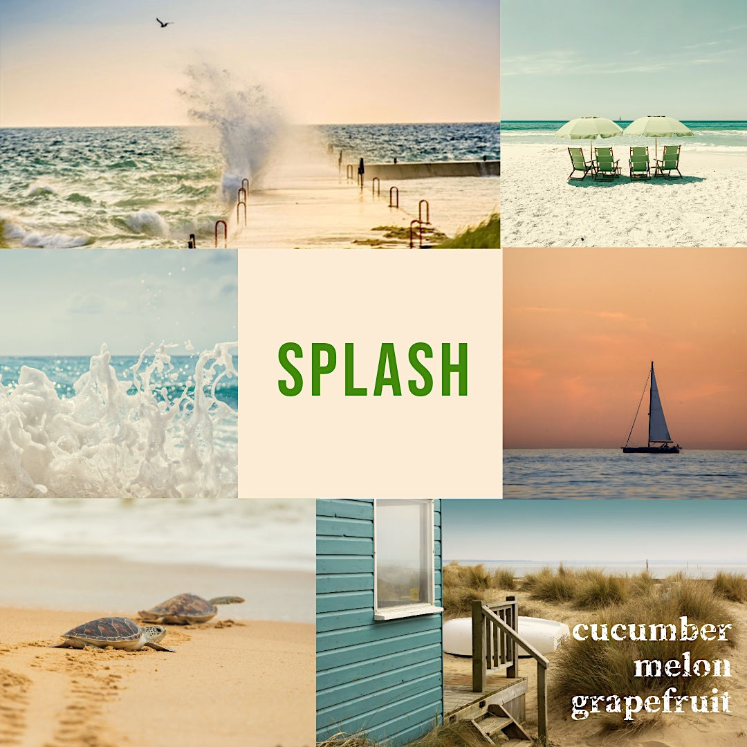 Splash fragrance mood board view