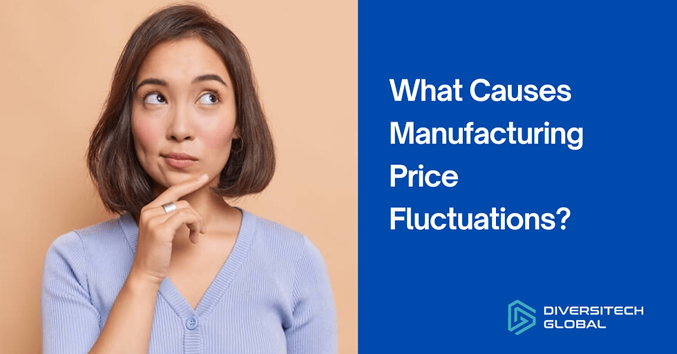 What causes manufacturing price fluctuations