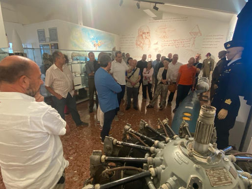 A.A.A. - Aviatori d’Italia Sezione di Viterbo, visita degli Ufficiali in congedo del 58° Corso AUC