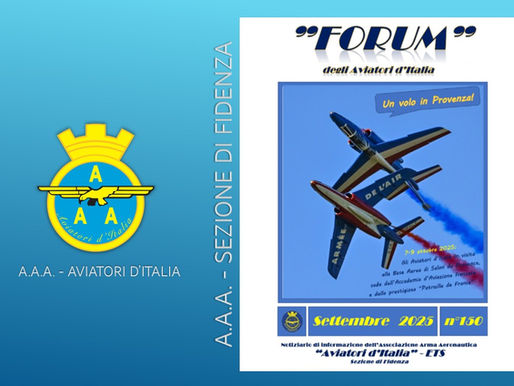 Forum degli Aviatori d’Italia n. 150, notiziario della Sezione A.A.A. - Aviatori d’Italia di Fidenza