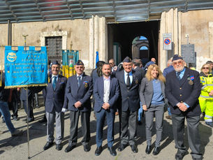 A.A.A. - Aviatori d’Italia Sezione Monterotondo-Mentana alla celebrazione della festa di Liberazione