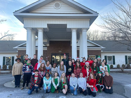 Christmas fun at nursing homes
