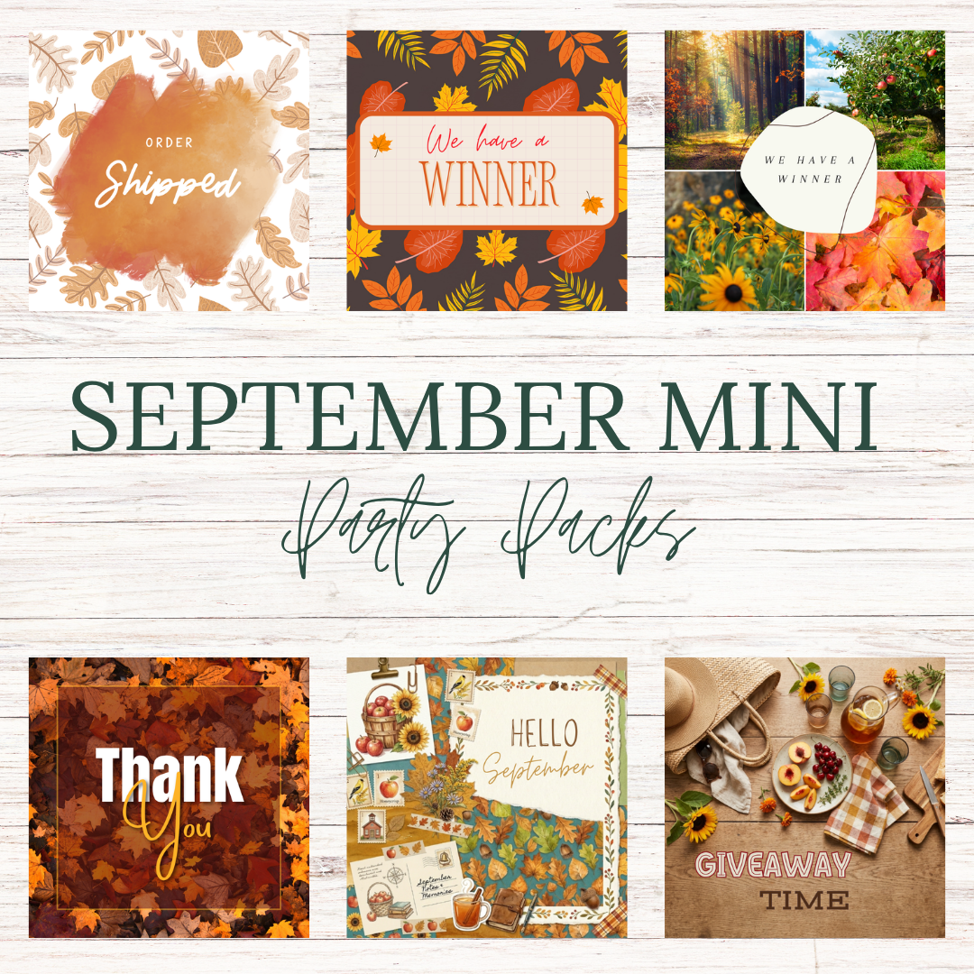 SEPTEMBER~ Mini Party Packs!