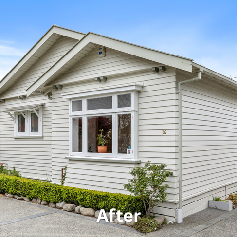 Image of the exterior of the house after renovation