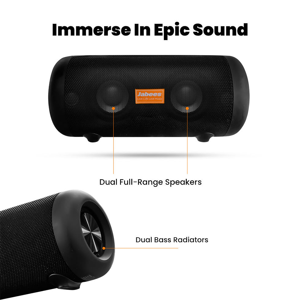 Thumbnail: WHALE – Bluetooth IPX7 Waterproof Portable Outdoor Speaker