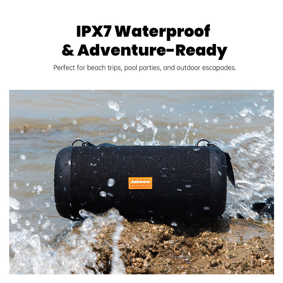 Thumbnail: WHALE – Bluetooth IPX7 Waterproof Portable Outdoor Speaker