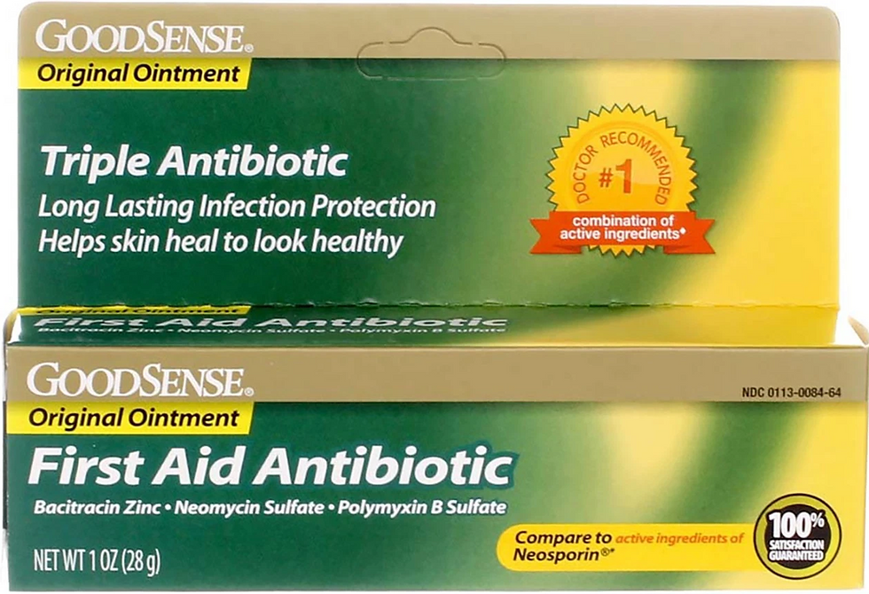 Thumbnail: 5 X GoodSense Triple Antibiotic Ointment, 1 oz Tube