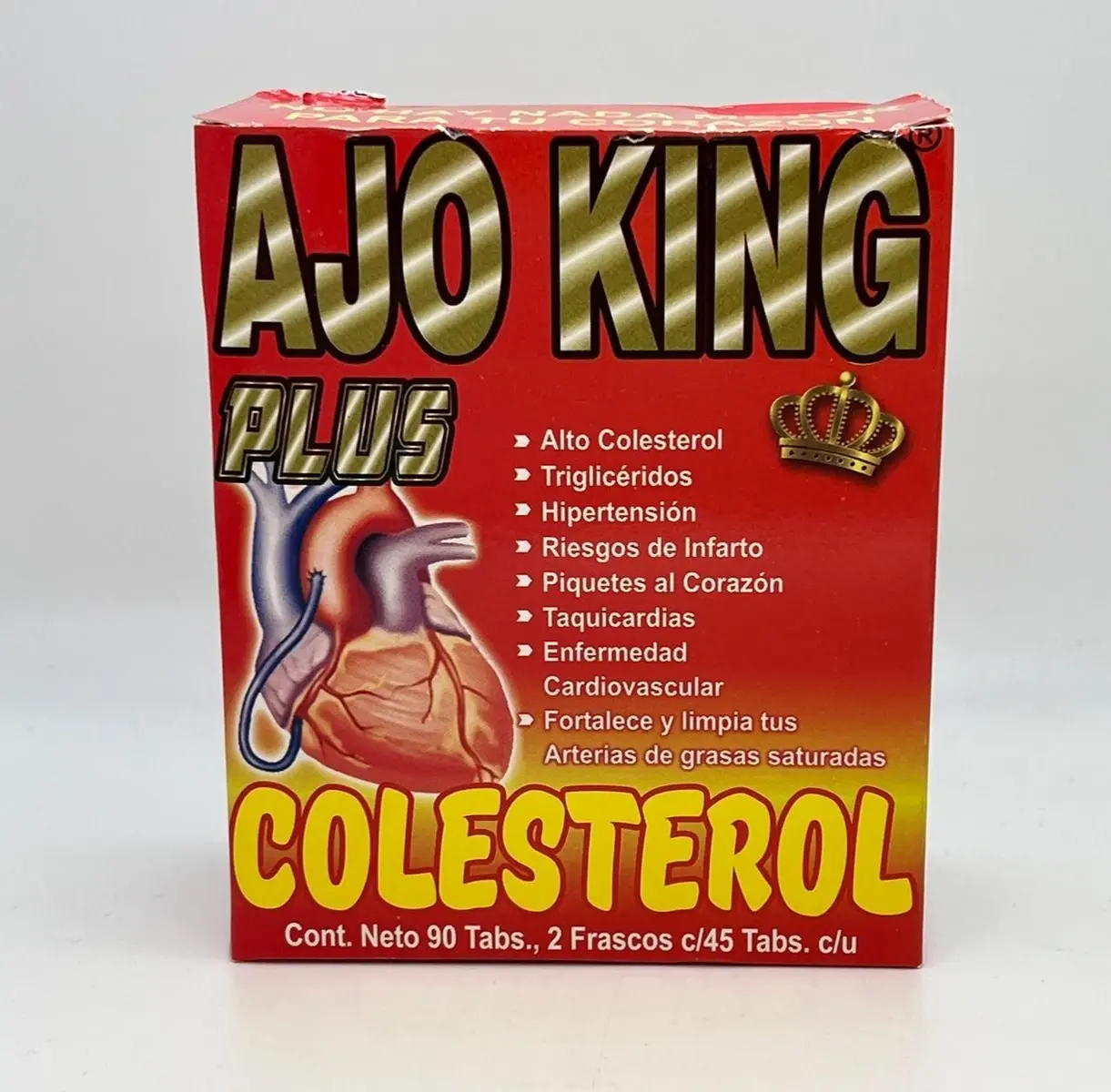AJO KING PLUS Colesterol 90 Tablets
