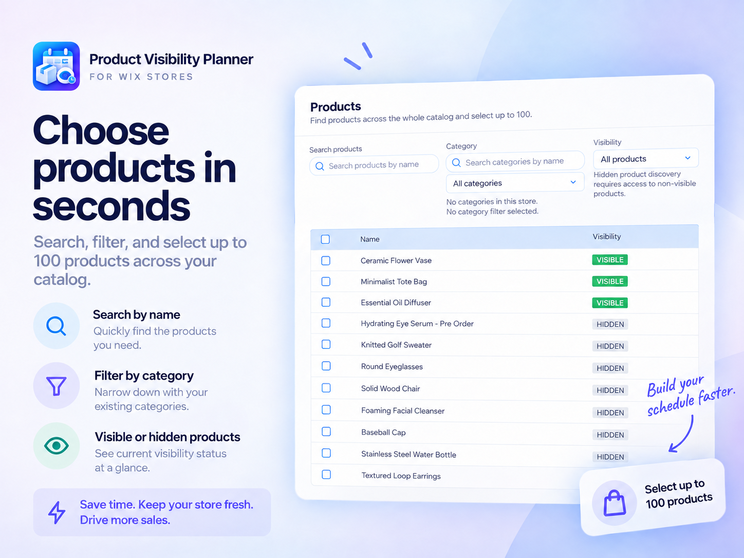Product Visibility Planner screenshot 1