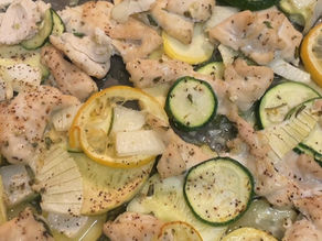 🧾Healthy Recipe: Sheet Pan Chicken with Zucchini & Summer Squash