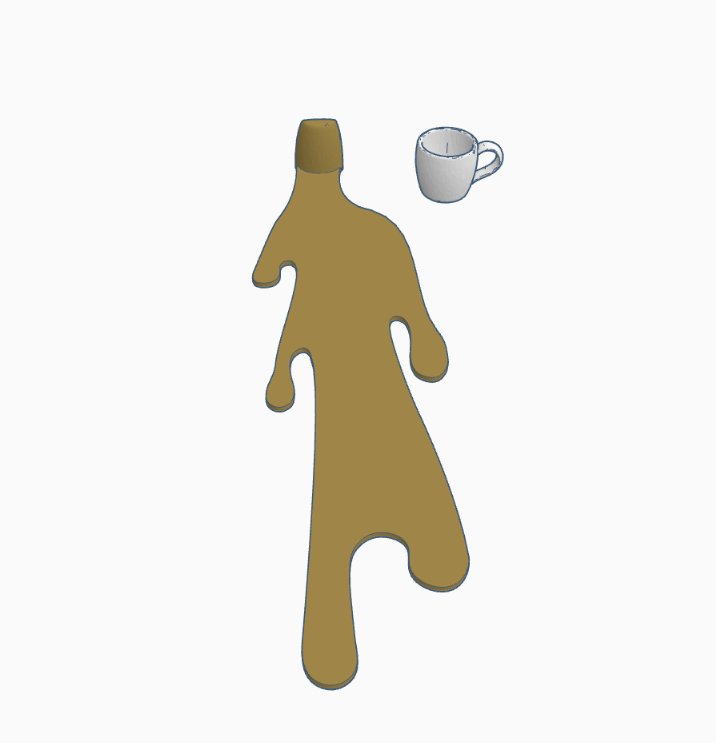 Thumbnail: Coffee Spill Bookmark