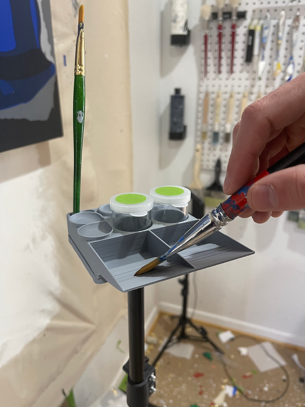 Thumbnail: Paint Tray - 3D Print File