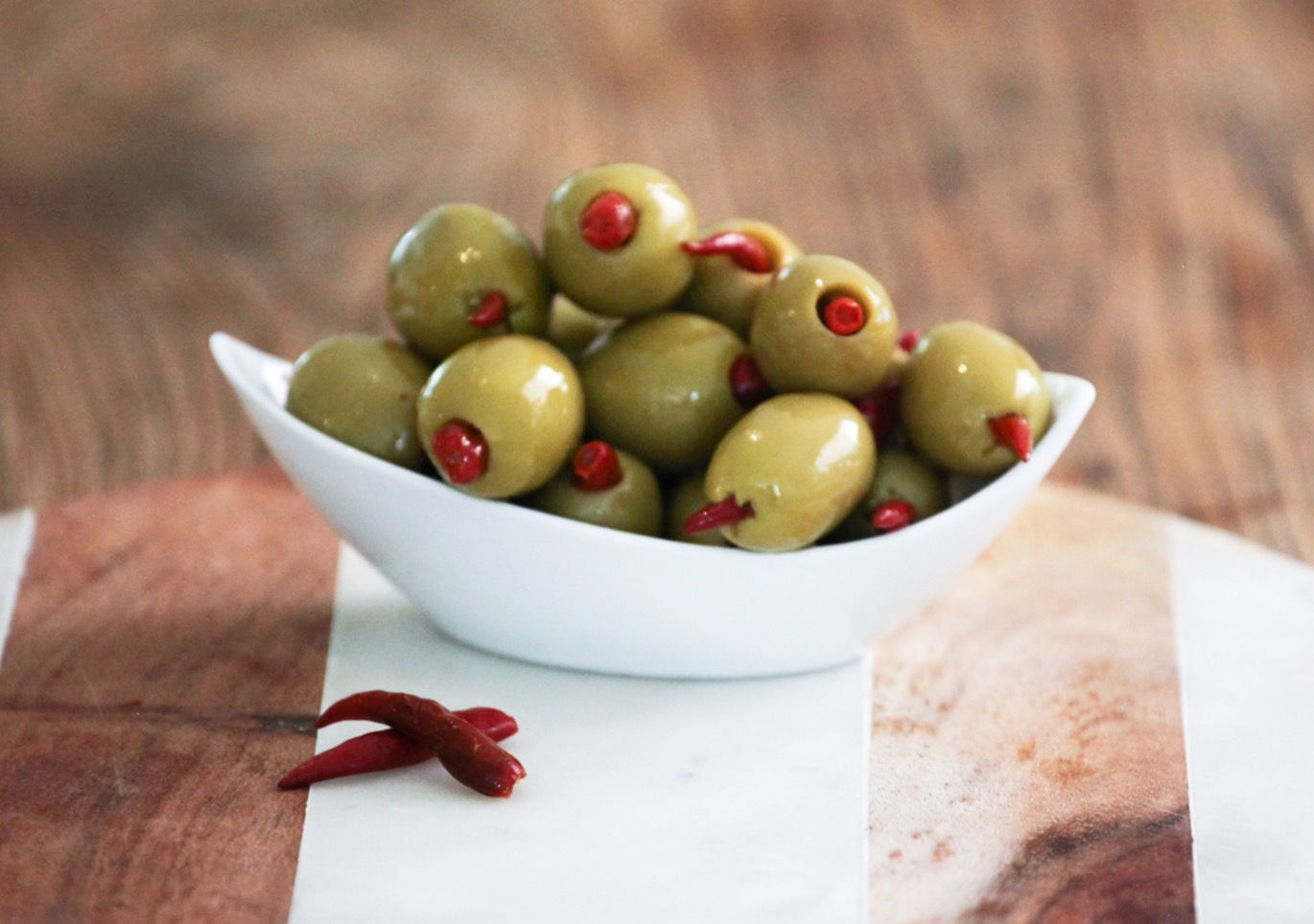 Chilli Stuffed Green Olives
