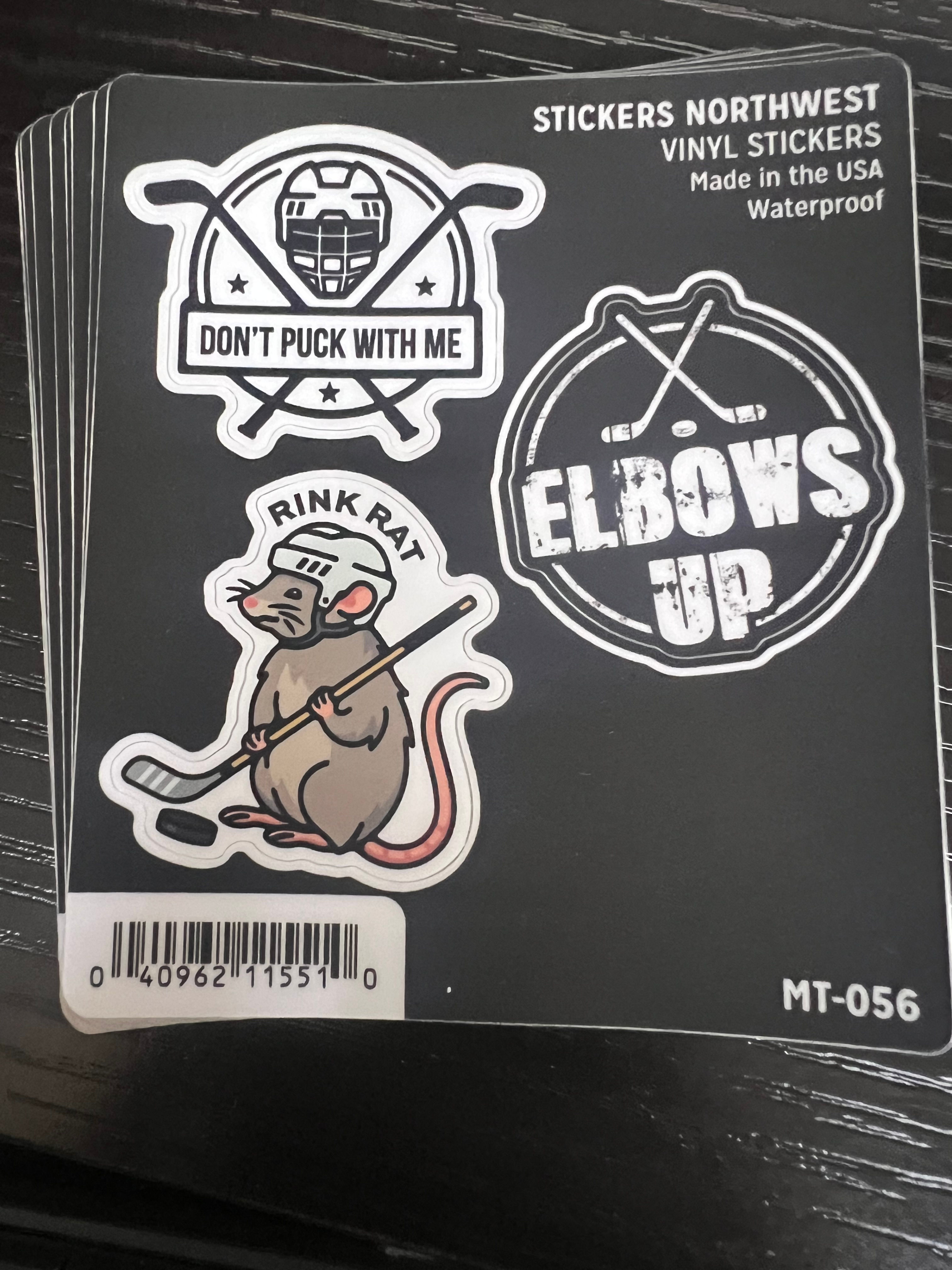 MT-056 Hockey Mini Trio Stickers Northwest