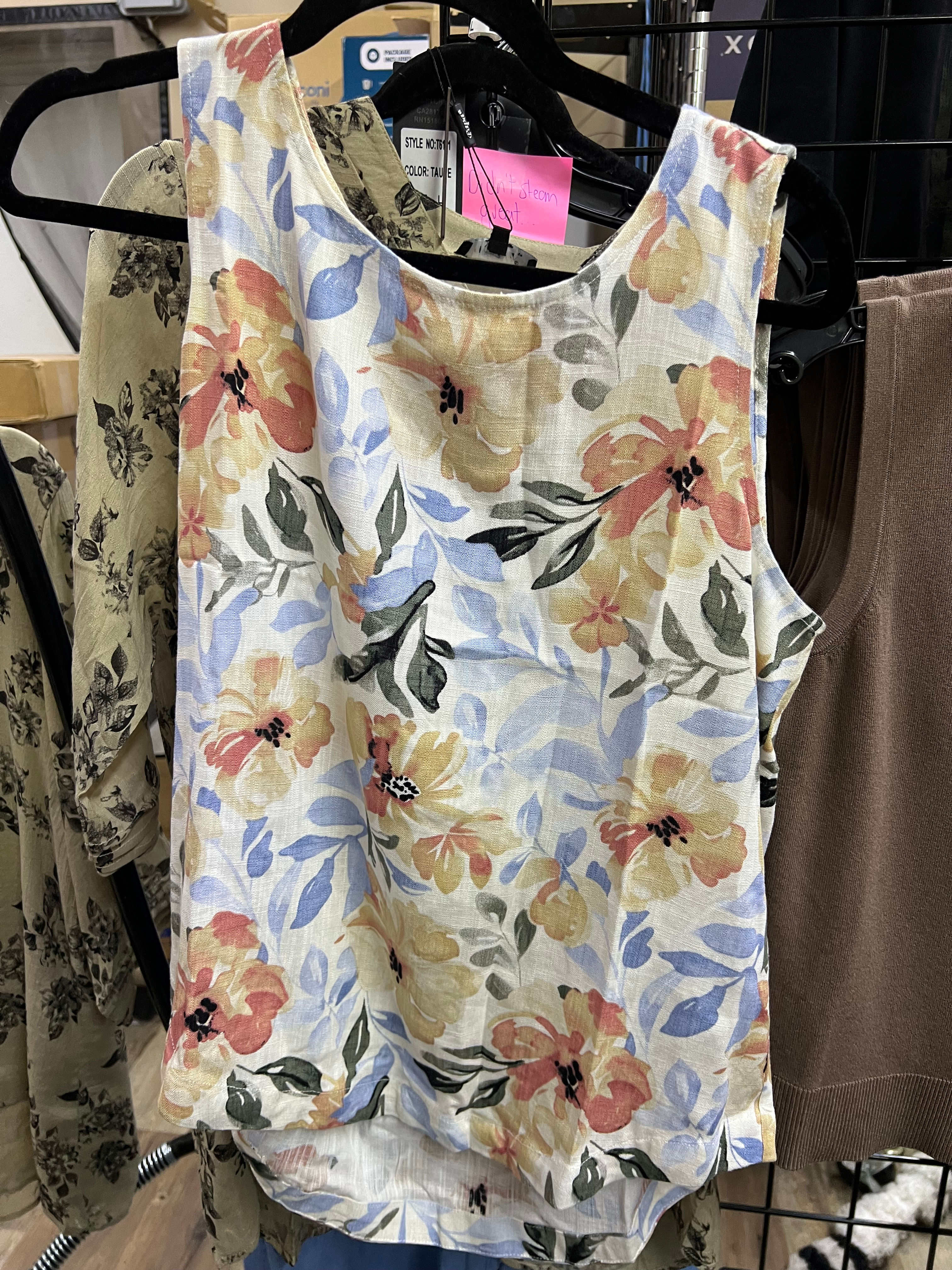 C4588R-787A Aurelia Floral Tank Charlie B