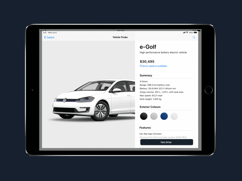 iPad IOS Desig