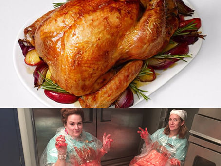 Happy Thanksgiving From The Lunch Ladies To You - "Enjoy Our Favorite Turkey Stuffing Recipe"