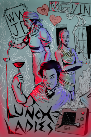 Artist Hallie Brown Premieres In The World Famous Lunch Ladies Musée de Fan Art!