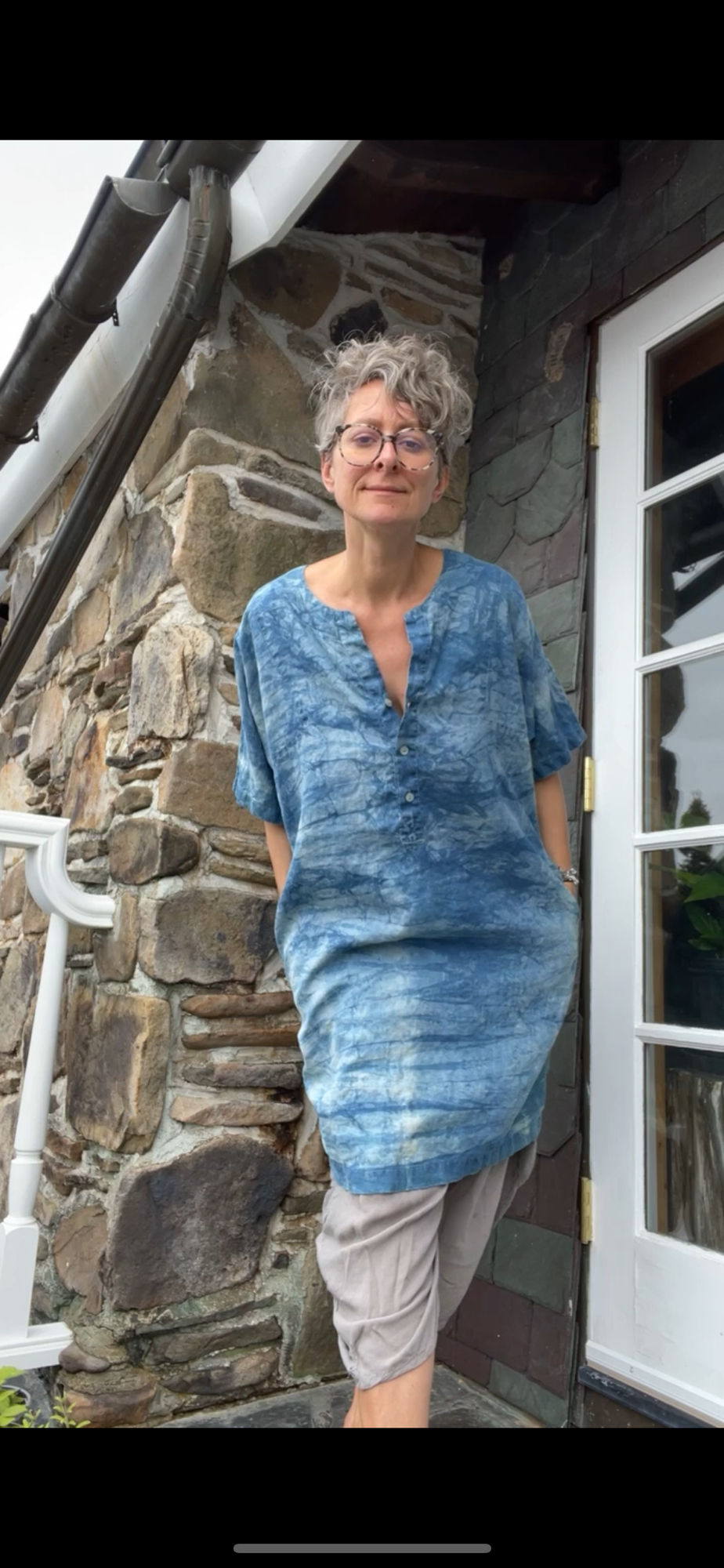 Thumbnail: linen button tunic