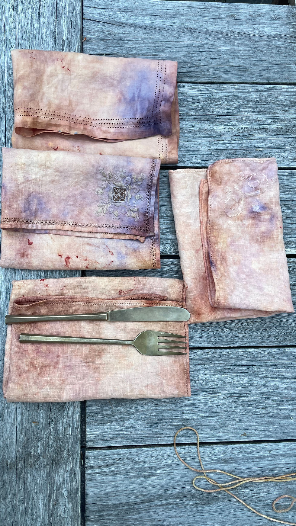 Thumbnail: vintage linen 4piece