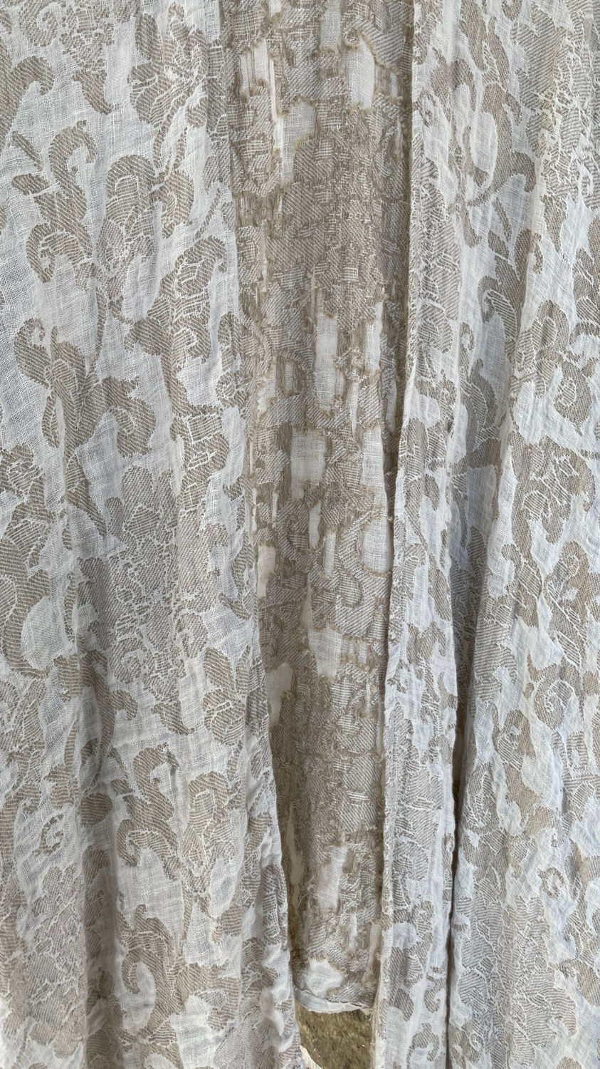 Thumbnail: floral cotton draped cape 