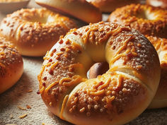 New York Style Cheddar Bagels