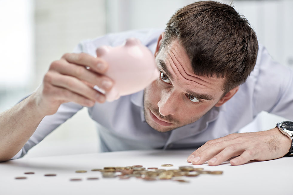 Looking under the piggy bank