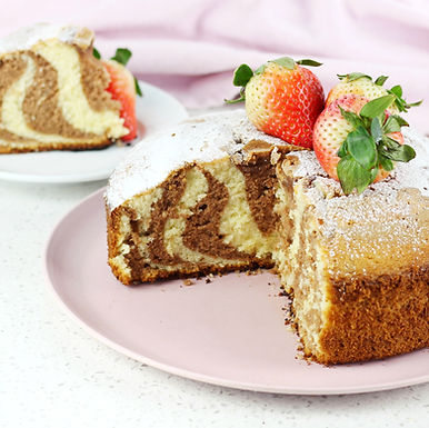 Torta Marmoleada con Nutella