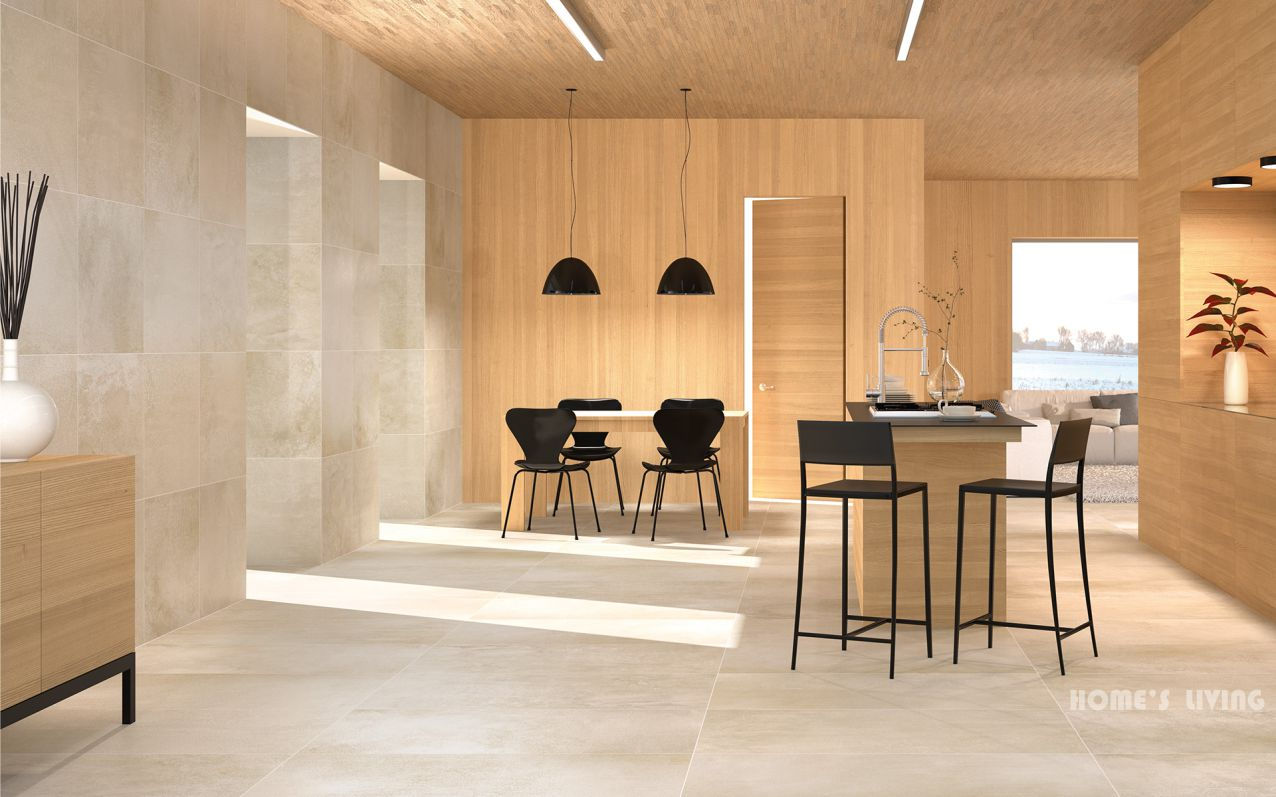 Miles 北歐 磨石水泥石英 淺米