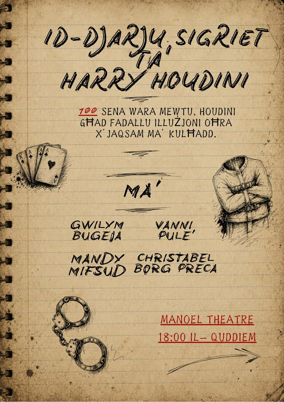 Id-Djarju Sigriet ta' Harry Houdini