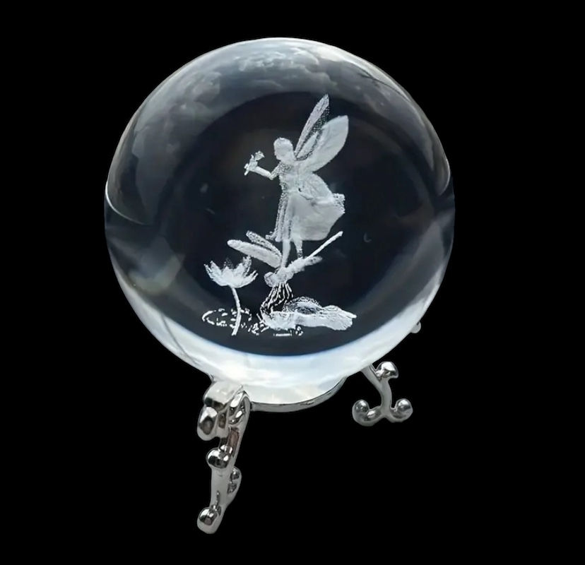 Thumbnail: 3D Laser Etched Crystal Ball