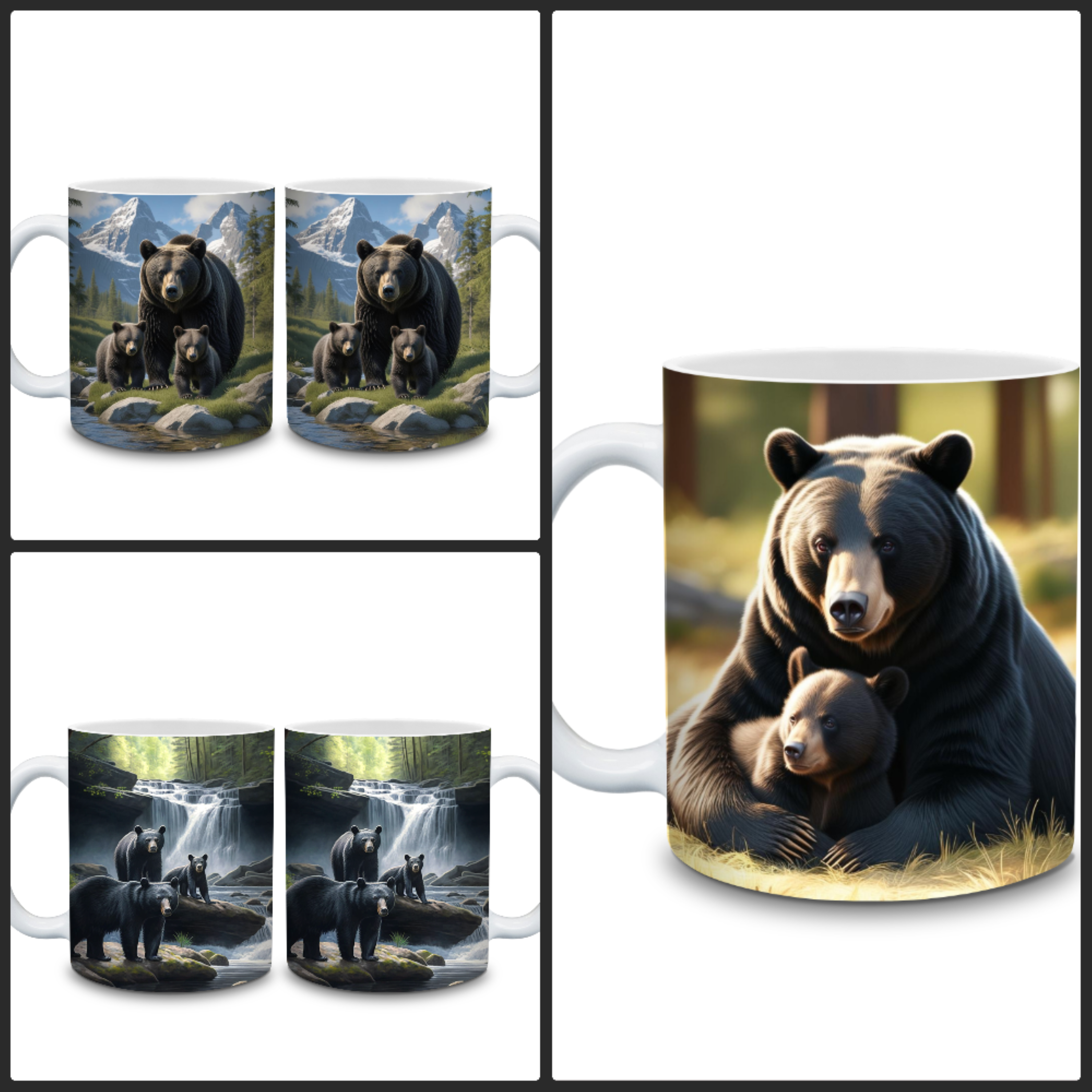 Black Bear Coffee Cup 11oz