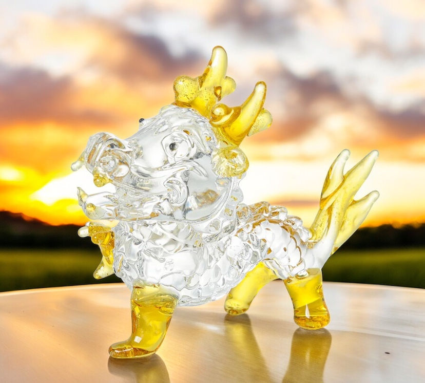 Thumbnail: Glass Dragon Figurine