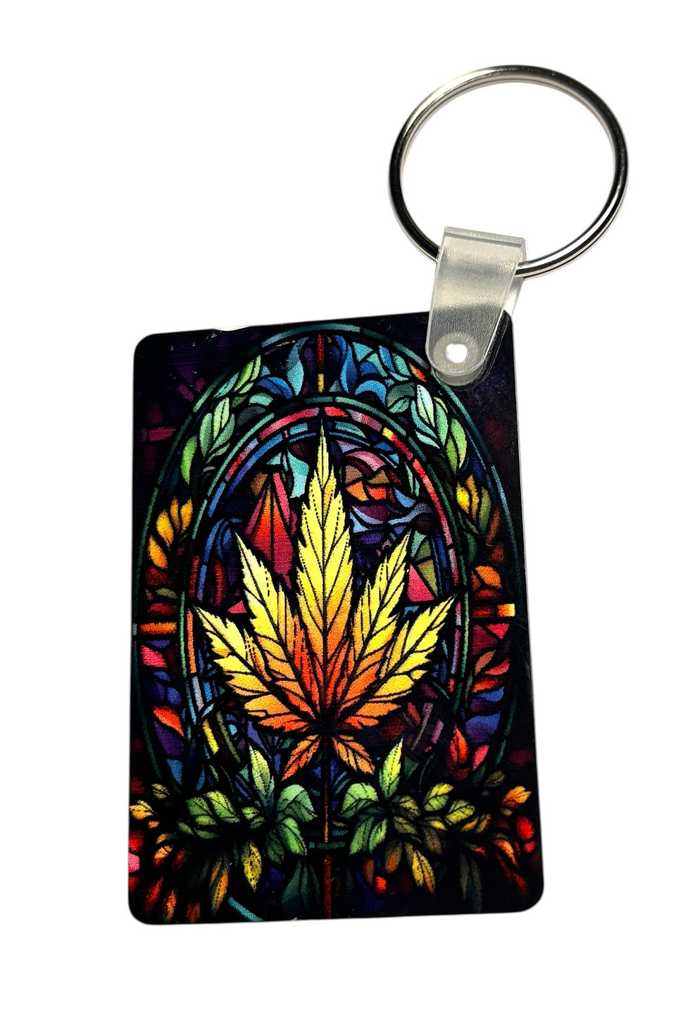 Thumbnail: Marijuana Leaf Keychain