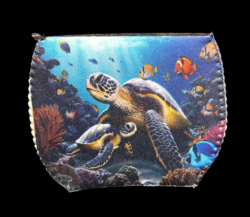 Sea Turtle Wine Koozie