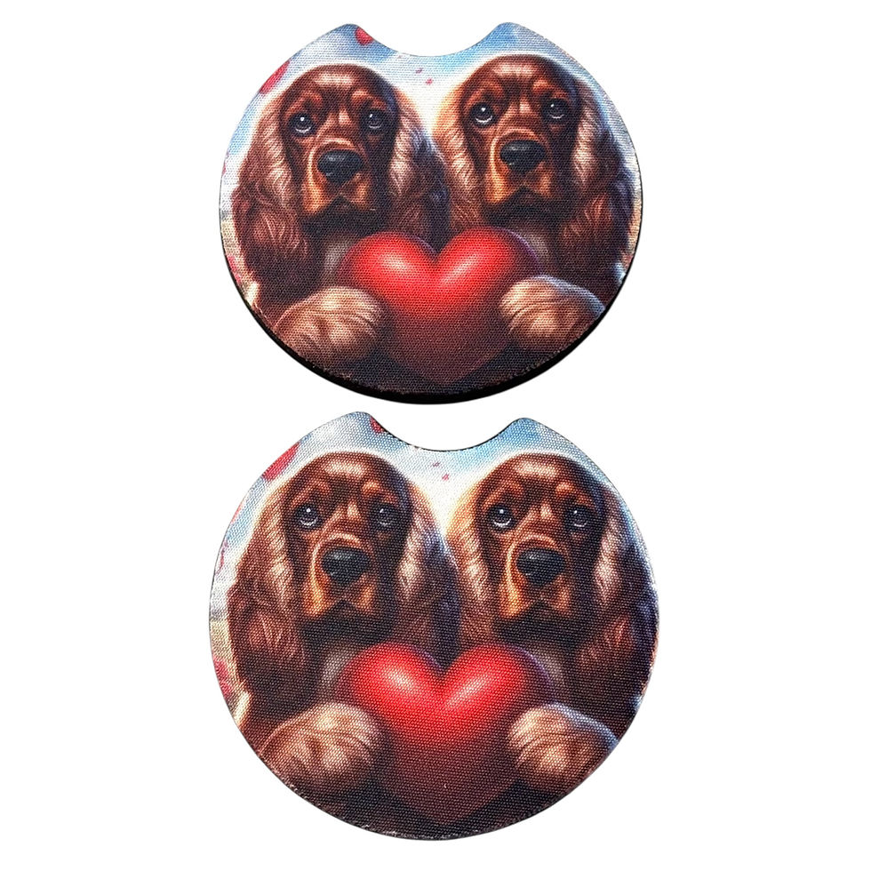 Thumbnail: Small Dog Car Coasters