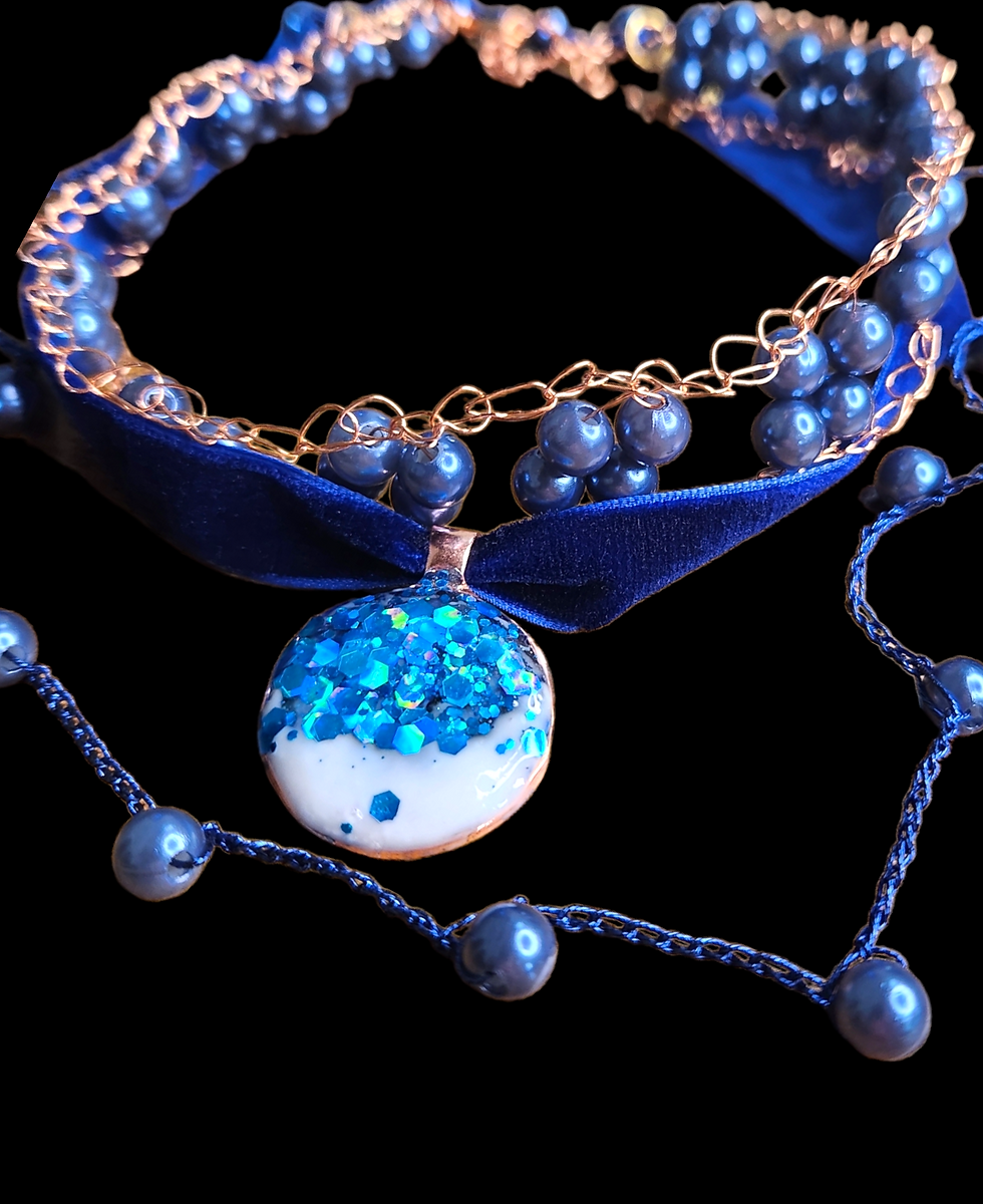Miniatura: GIROCOLLO TRIS BLUE