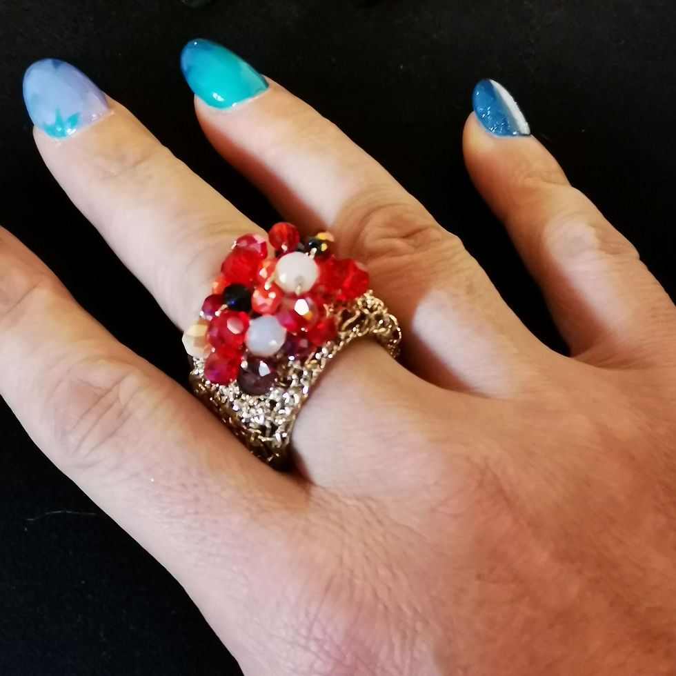 Miniatura: Colored rings
Green, topazio, red. 