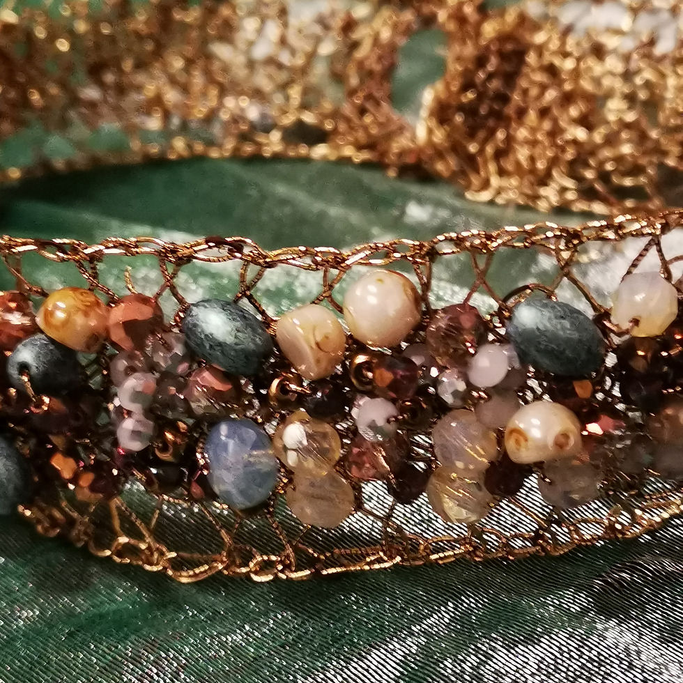 Bracciali e necklace uncinetto