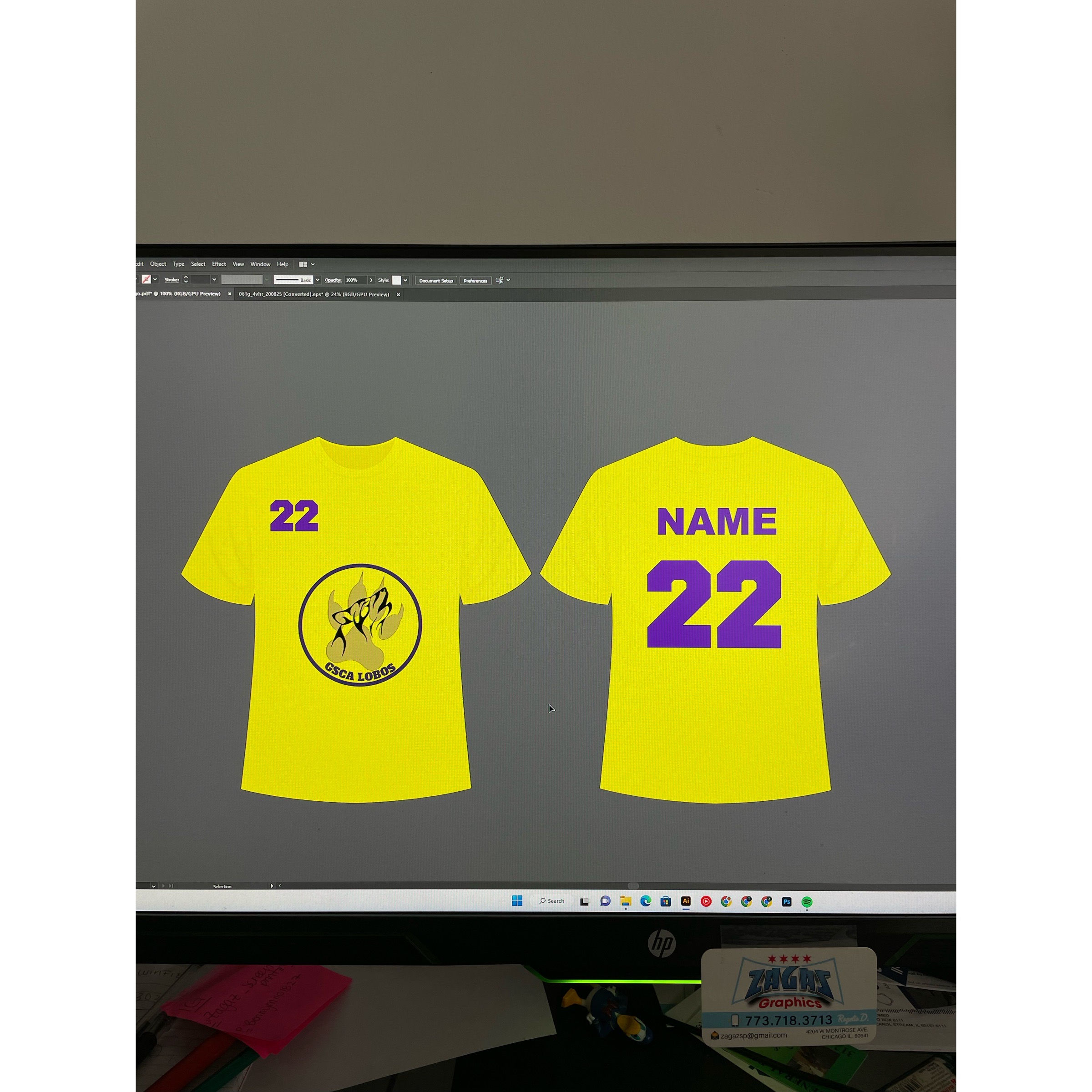 Behind the Scenes & Basketball Shirts